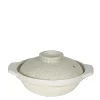 MIYA Company Donabe Casseroles | Sumi Kannyu White Donabe Casserole, 54 Oz.