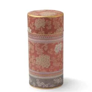 MIYA Company Teaware Accessories | Tea Canister Brocade Peony Red