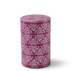 MIYA Company Teaware Accessories | Tea Canister Fuschia/Silver Bar