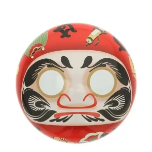 MIYA Company Tableware | Tea Canister Red Daruma 