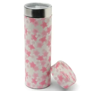 MIYA Company Teaware Accessories | Tea Canister White Sakura Blossoms