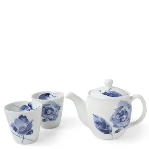 MIYA Company Tea Sets - Ceramic | Tea Set Blue Rose