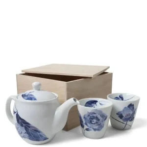 MIYA Company Tea Sets - Ceramic | Tea Set Blue Rose