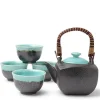 MIYA Company Tea Sets - Ceramic | Tea Set Turquoise Sky Square