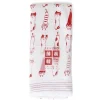 MIYA Company Cats | Tea Towel - Red Cats
