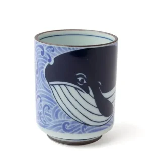 MIYA Company Cups/Mugs | Teacup Blue Whale Waves