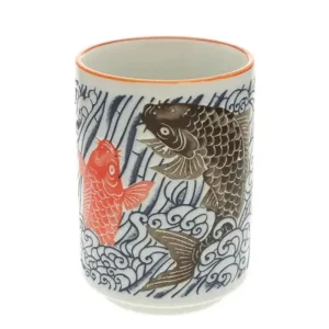 MIYA Company Cups/Mugs | Teacup Carp & Waves