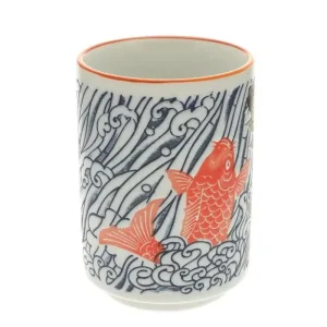 MIYA Company Cups/Mugs | Teacup Carp & Waves