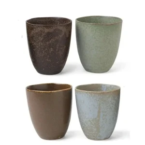 MIYA Company Cup/Mug Sets | Teacup Pacific Forest Matte Set Of 4