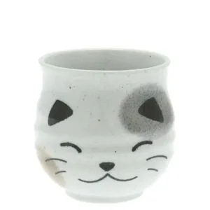 MIYA Company Teacups | Teacup White Calico Cat