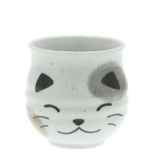 MIYA Company Teacups | Teacup White Calico Cat