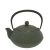 MIYA Company Teapots - Cast Iron | Teapot Cast Iron Bronze Waves