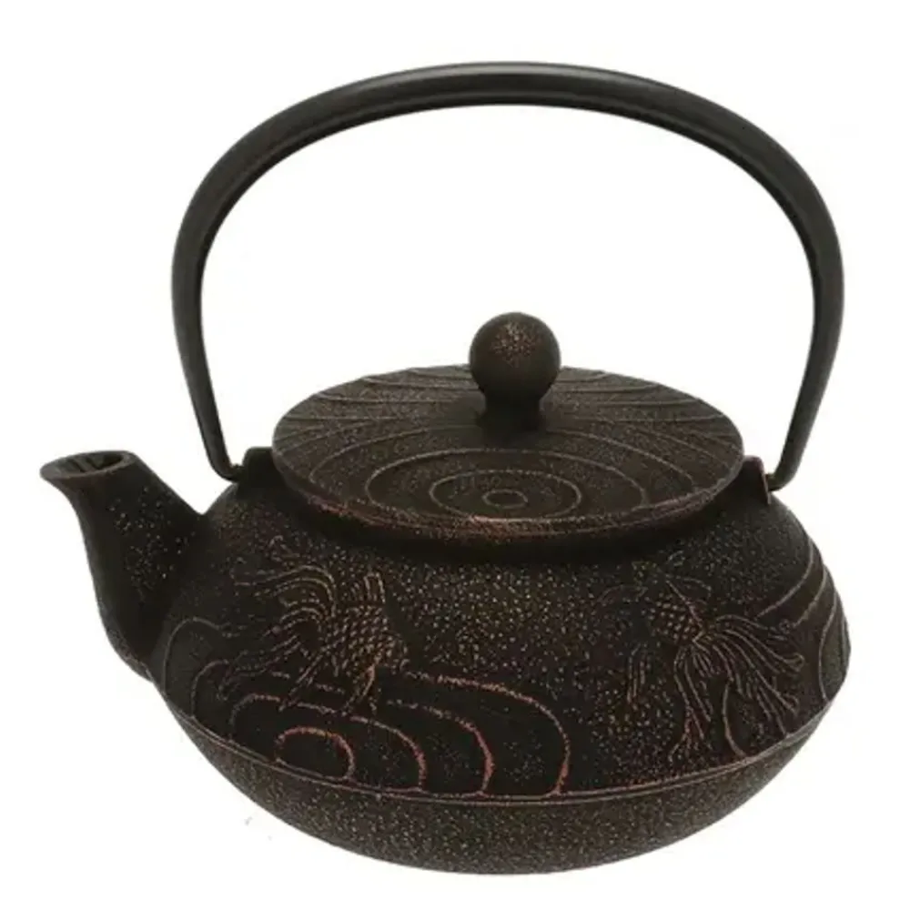 teapot_cast_iron_copper_black_goldfish_0.webp MIYA Company Teapots - Cast Iron | Teapot Cast Iron Copper Black Goldfish