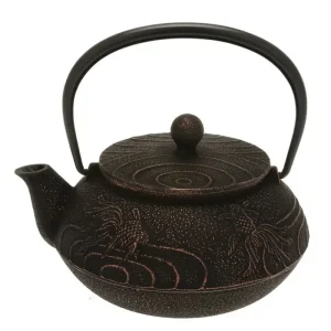 MIYA Company Teapots - Cast Iron | Teapot Cast Iron Copper Black Goldfish