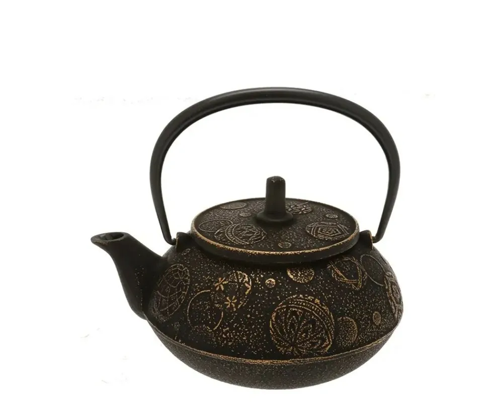 teapot_cast_iron_gold_black_mari_1.webp MIYA Company Teapots - Cast Iron | Teapot Cast Iron Gold Black Mari