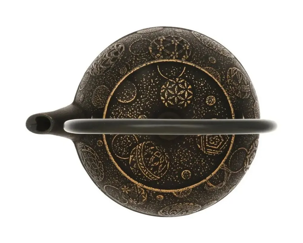 teapot_cast_iron_gold_black_mari_2.webp MIYA Company Teapots - Cast Iron | Teapot Cast Iron Gold Black Mari