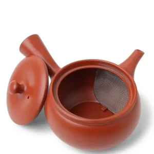 MIYA Company Teapots - Ceramic | Teapot Kyu Tokoname Red/Hira Maru