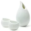 MIYA Company Sake Sets | Tear Drop White Sake Set