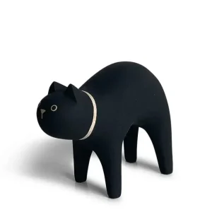 MIYA Company Cats | T-Lab Wooden Animal - Cat Black
