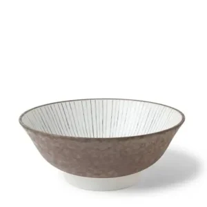 MIYA Company Ramen Bowls | Tokusa Gray 8.25" Bowl