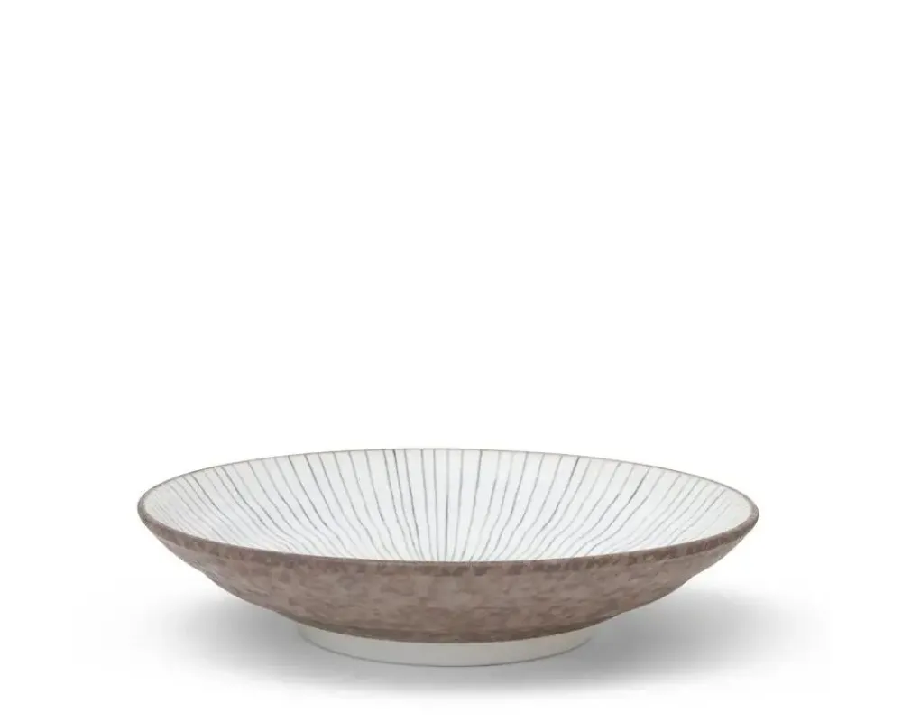 tokusa_gray__plate_2.webp MIYA Company Large Plates | Tokusa Gray 9" Plate