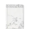 MIYA Company Rabbits | Towel Black & White Rabbits