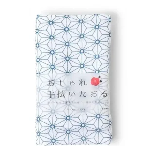MIYA Company Towels | Towel Blue Asanoha