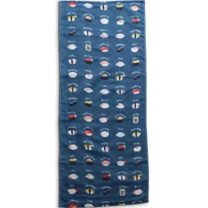 MIYA Company Towels | Towel Blue Sushi