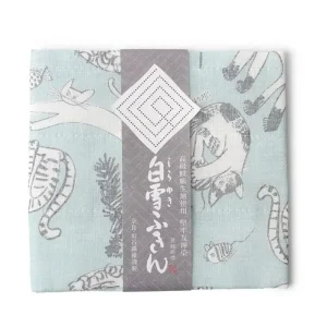 MIYA Company Cats | Towel Fuukin Cats Blue
