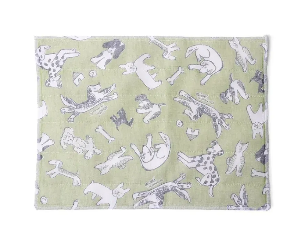 towel_fuukin_dogs_green_2.webp MIYA Company Dogs | Towel Fuukin Dogs Green