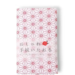 MIYA Company Towels | Towel Red Asanoha