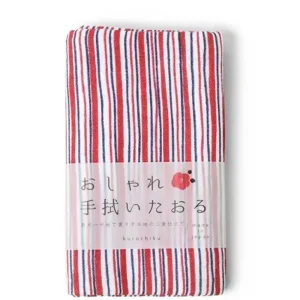 MIYA Company Towels | Towel Red Stripes