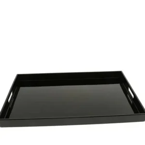 MIYA Company Trays | Tray Rectangle Black 18-7/8" X 12-1/4"