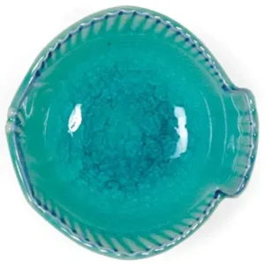 MIYA Company Fish | Turquoise Blue Fish 3.5" Bowl
