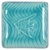 MIYA Company Fish | Turquoise Blue Fish 4.5" Sq. Plate