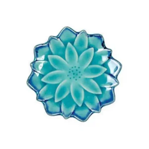 MIYA Company Small Plates | Turquoise Blue Mum 4.75