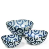 MIYA Company Medium Bowls | Uzu Karakusa Nested Bowl Set