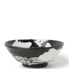 MIYA Company Ramen Bowls | White Brush Stroke 8" Bowl
