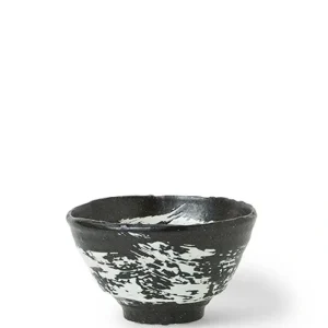 MIYA Company Medium Bowls | White Brush Stroke 5.5" Bowl