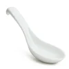 MIYA Company Soup Spoons | White Porcelain Soup Spoon With Stopper