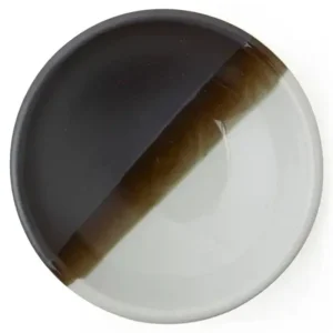 MIYA Company Sauce Dishes | White Stripe 3.25" Sauce Dish