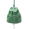MIYA Company Owls | Wind Chime Owl Green 1-7/8"