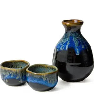 MIYA Company Sake Sets | Yuugata Glaze Sake Set